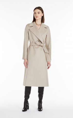 BEIGE MaxMara Cashmere, Alpaca And Wool Coats | MMR593852