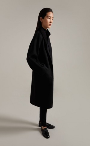 BLACK MaxMara Cashmere Cardigan Coats | MMR593935