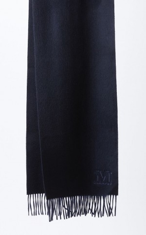 BLACK MaxMara Cashmere Stole Scarves | MMR594264