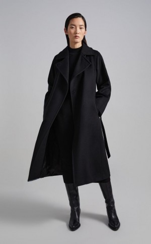 BLACK MaxMara Manuela Icon Coats | MMR593933