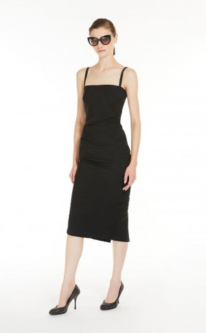 BLACK MaxMara Radzimir Bustier Dresses | MMR593370