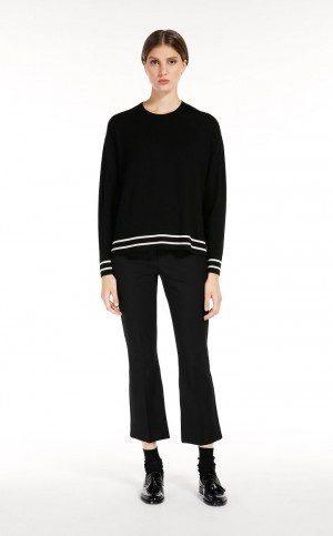 BLACK MaxMara Wool Yarn Knitwear | MMR593447