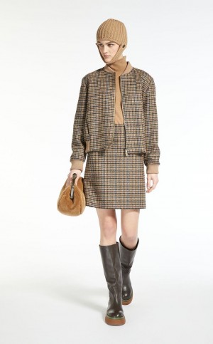 BROWN MaxMara Wool Skirts | MMR593734