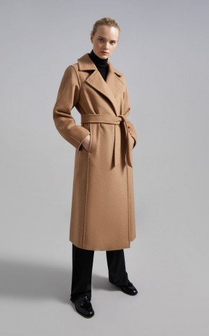 CAMEL MaxMara Manuela Icon Coats | MMR593923