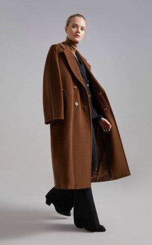 CARAMEL MaxMara 101801 Icon Coats | MMR593932