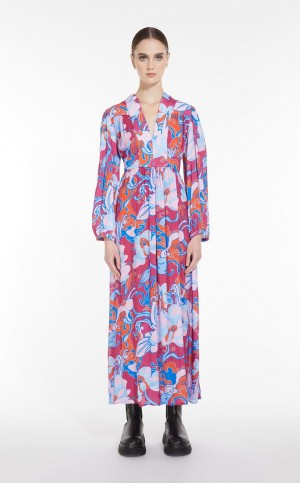 CYCLAMEN MaxMara Flowing In Georgette Dresses | MMR593333