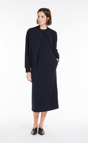 NAVY MaxMara Milano Jersey Dresses | MMR593302