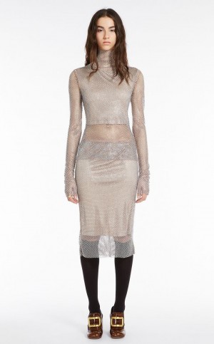 NUDO MaxMara Mesh With Rhinestones Skirts | MMR593707