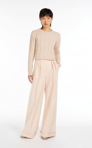 PINK MaxMara Cable Cashmere Knitwear | MMR593432