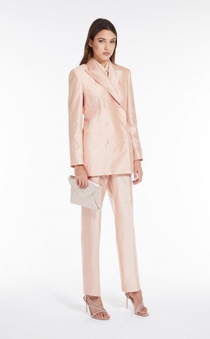 POWDER MaxMara Silk Shantung Jackets | MMR594051