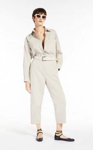 SAND MaxMara Carrot In Radzimir Trousers | MMR593744