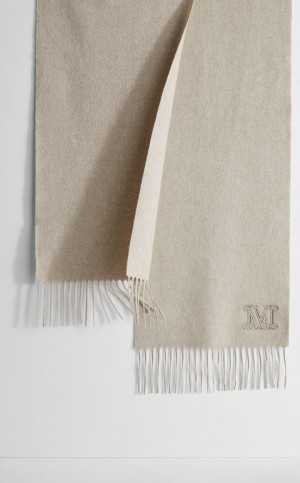 SAND MaxMara Cashmere Stole Scarves | MMR594285