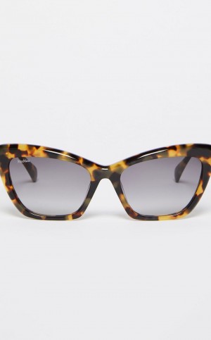 TAWNY BRONZE BROWN MaxMara Cat-eye Sunglasses | MMR594298