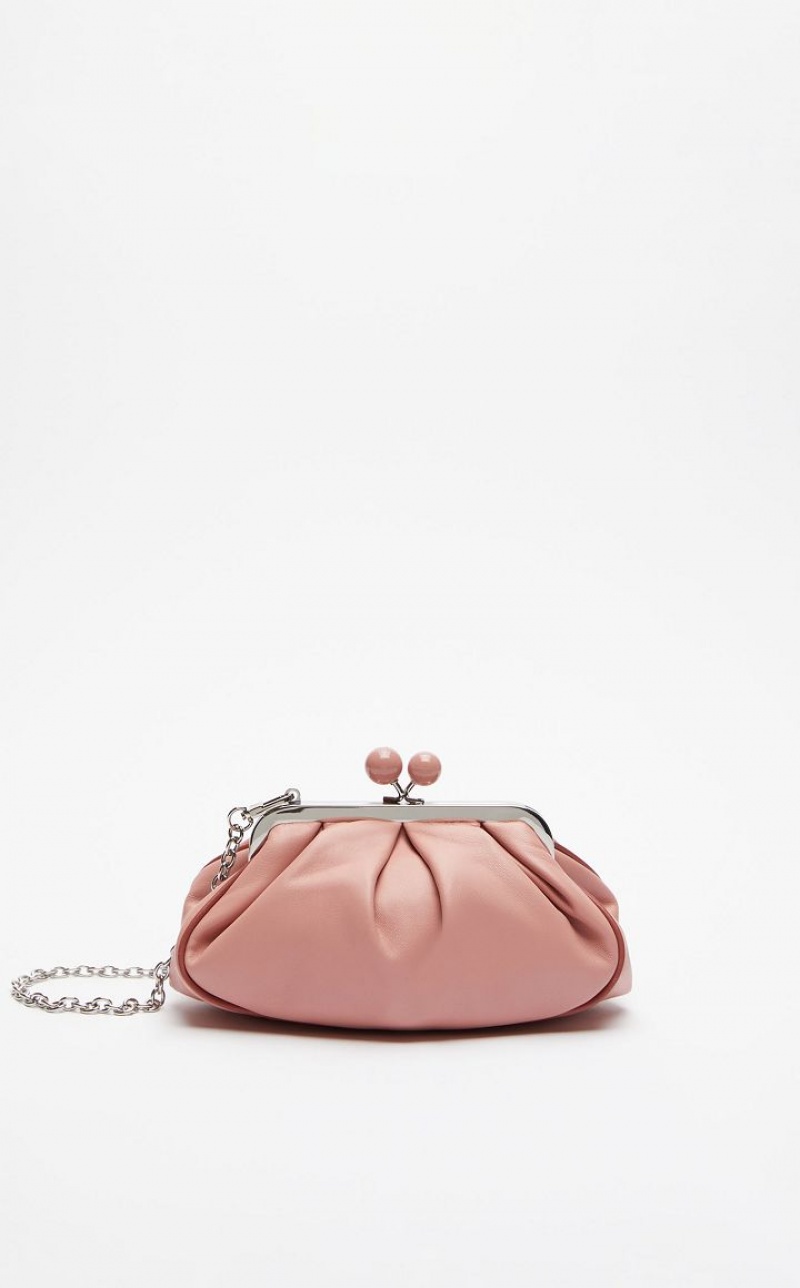 ANTIQUE ROSE MaxMara Nappa Leather Pasticcino Weekend Bag | MMR594160