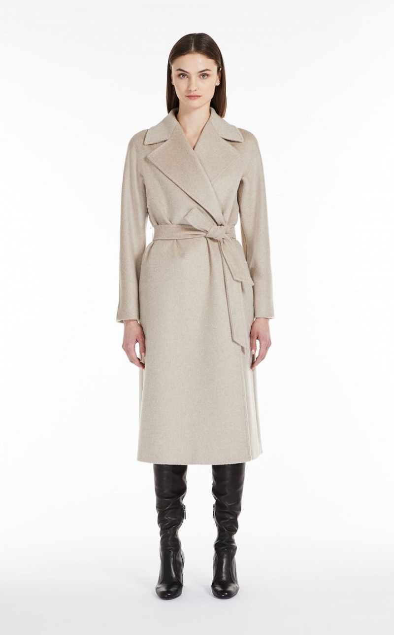 BEIGE MaxMara Cashmere, Alpaca And Wool Coats | MMR593852