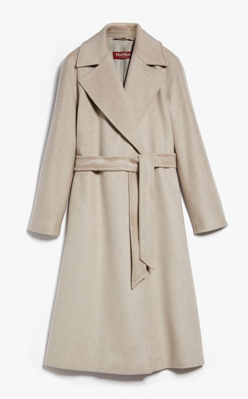 BEIGE MaxMara Cashmere, Alpaca And Wool Coats | MMR593852