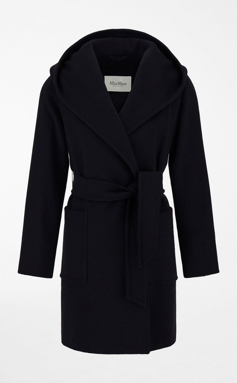 BLACK MaxMara Camel Colour Robe Coats | MMR593875