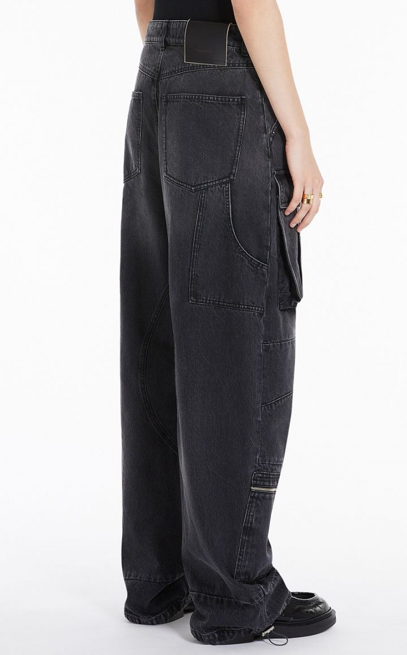 BLACK MaxMara Cargo Jeans | MMR593807