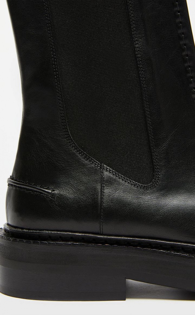 BLACK MaxMara Chelsea Ankle Boots | MMR594190