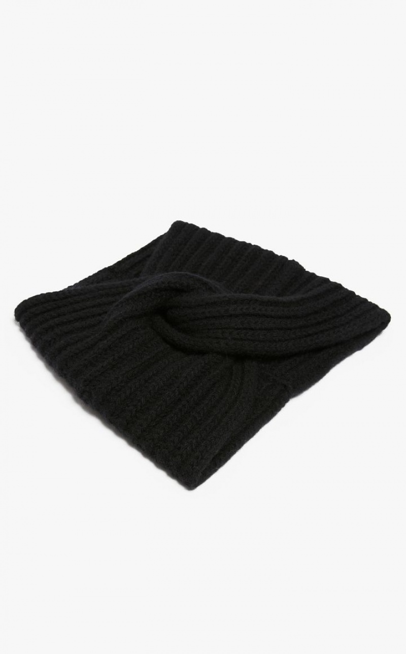 BLACK MaxMara In Wool Yarn Hat | MMR594312