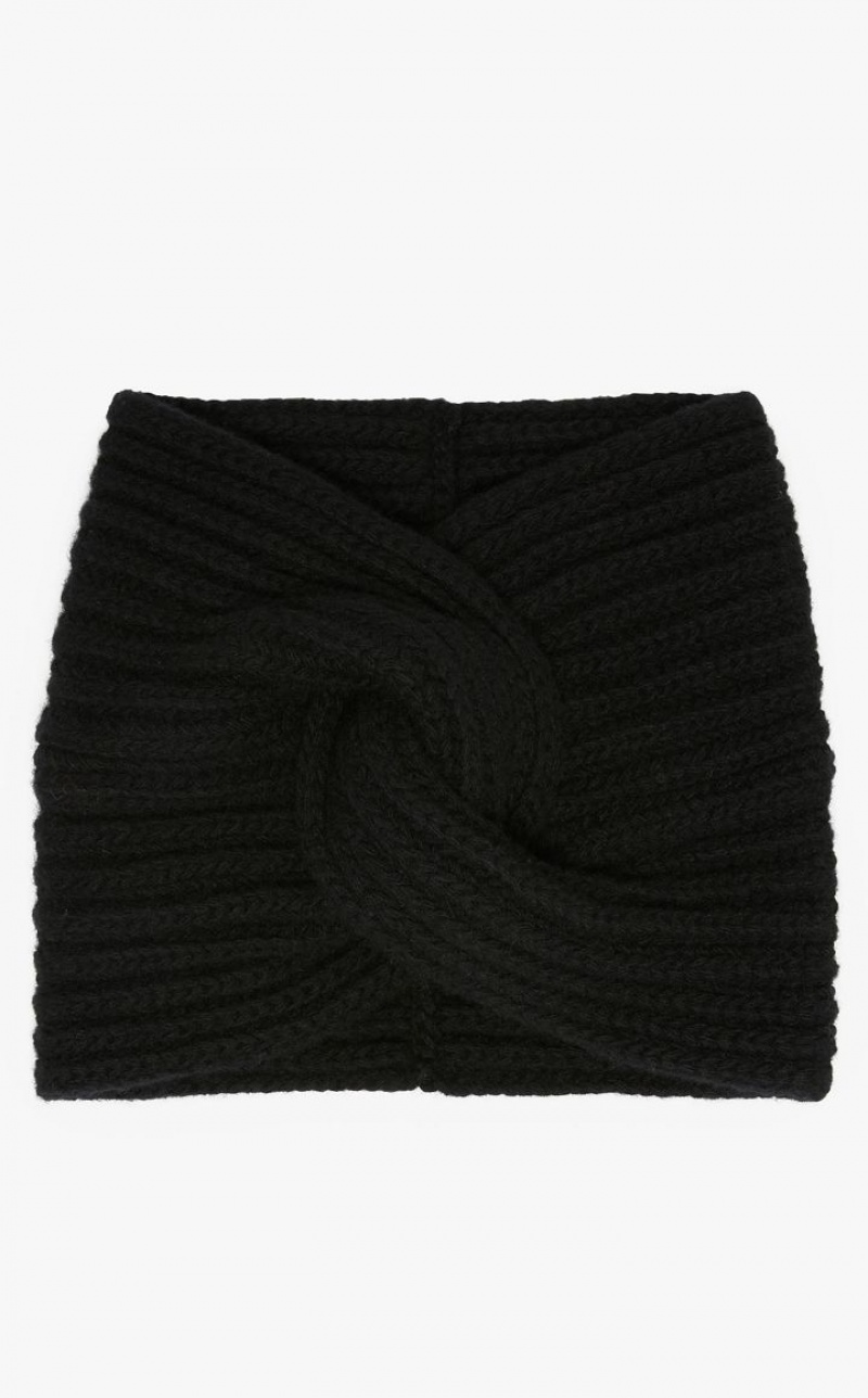 BLACK MaxMara In Wool Yarn Hat | MMR594312