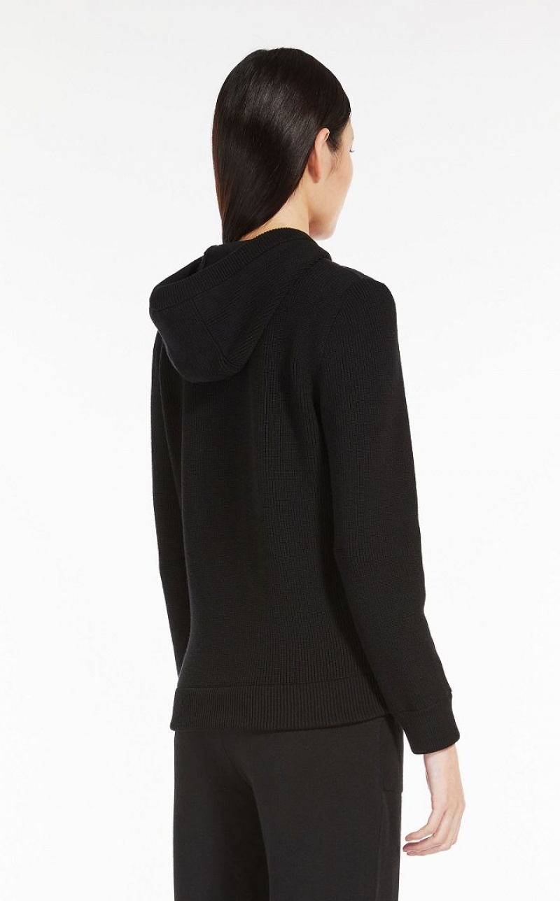 BLACK MaxMara Jacket Knitwear | MMR593425