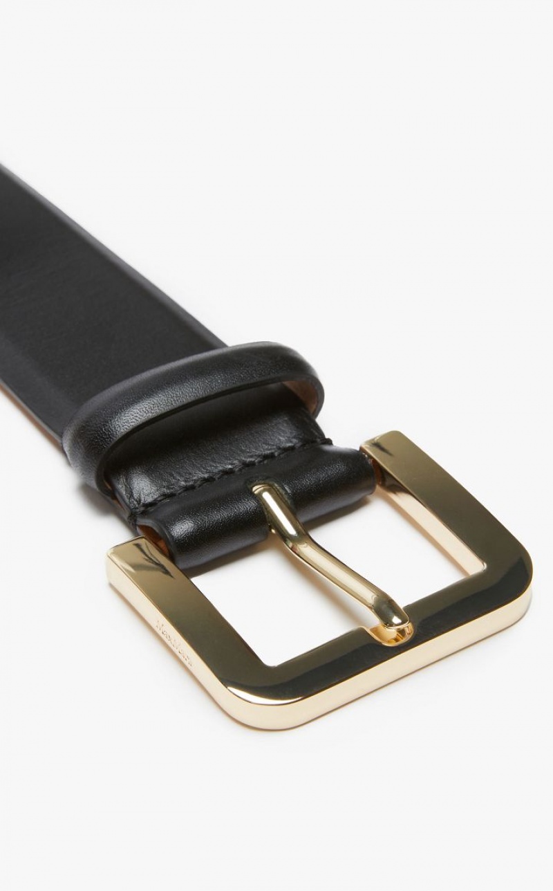 BLACK MaxMara Leather Belts | MMR594252