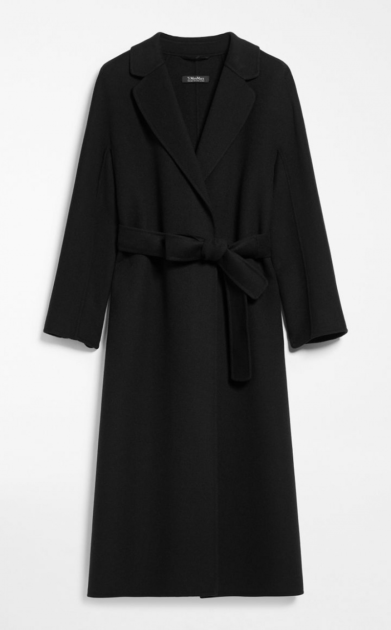 BLACK MaxMara Long Wool Coats | MMR593924