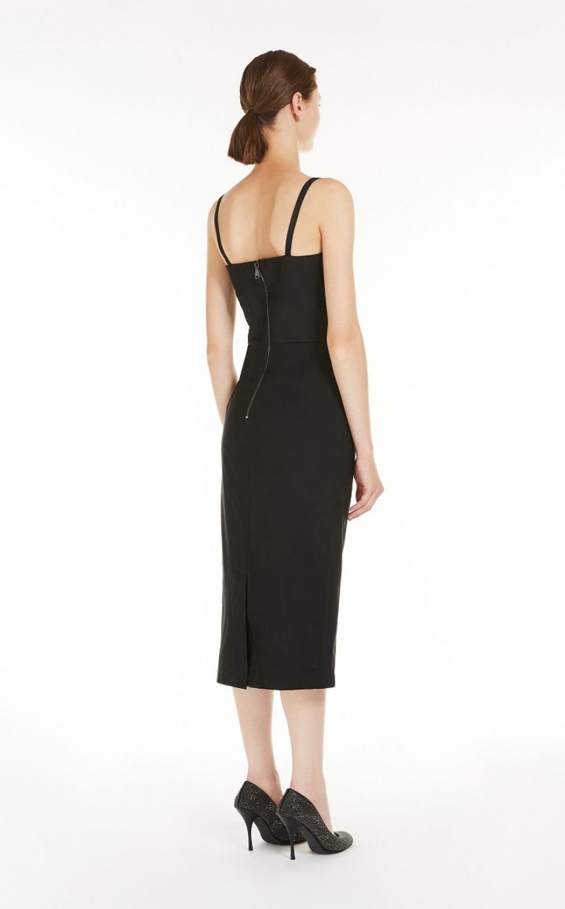 BLACK MaxMara Radzimir Bustier Dresses | MMR593370