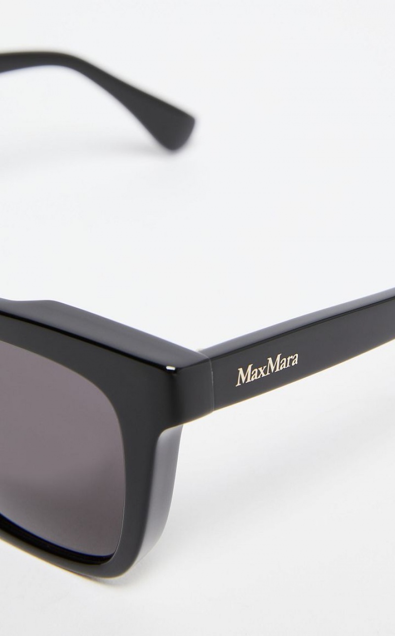 BLACK MaxMara Square Sunglasses | MMR594300