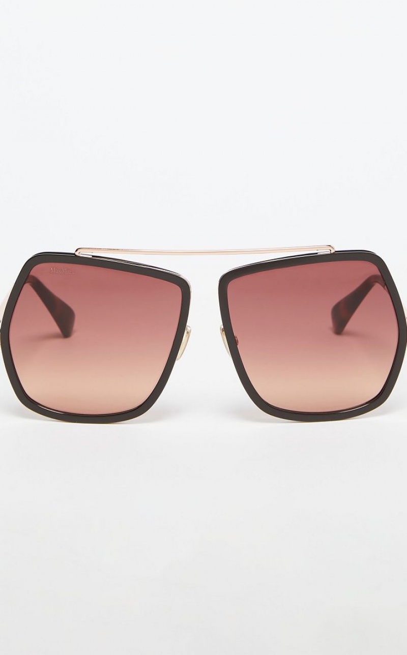 BORDEAUX MaxMara Butterfly Sunglasses | MMR594292