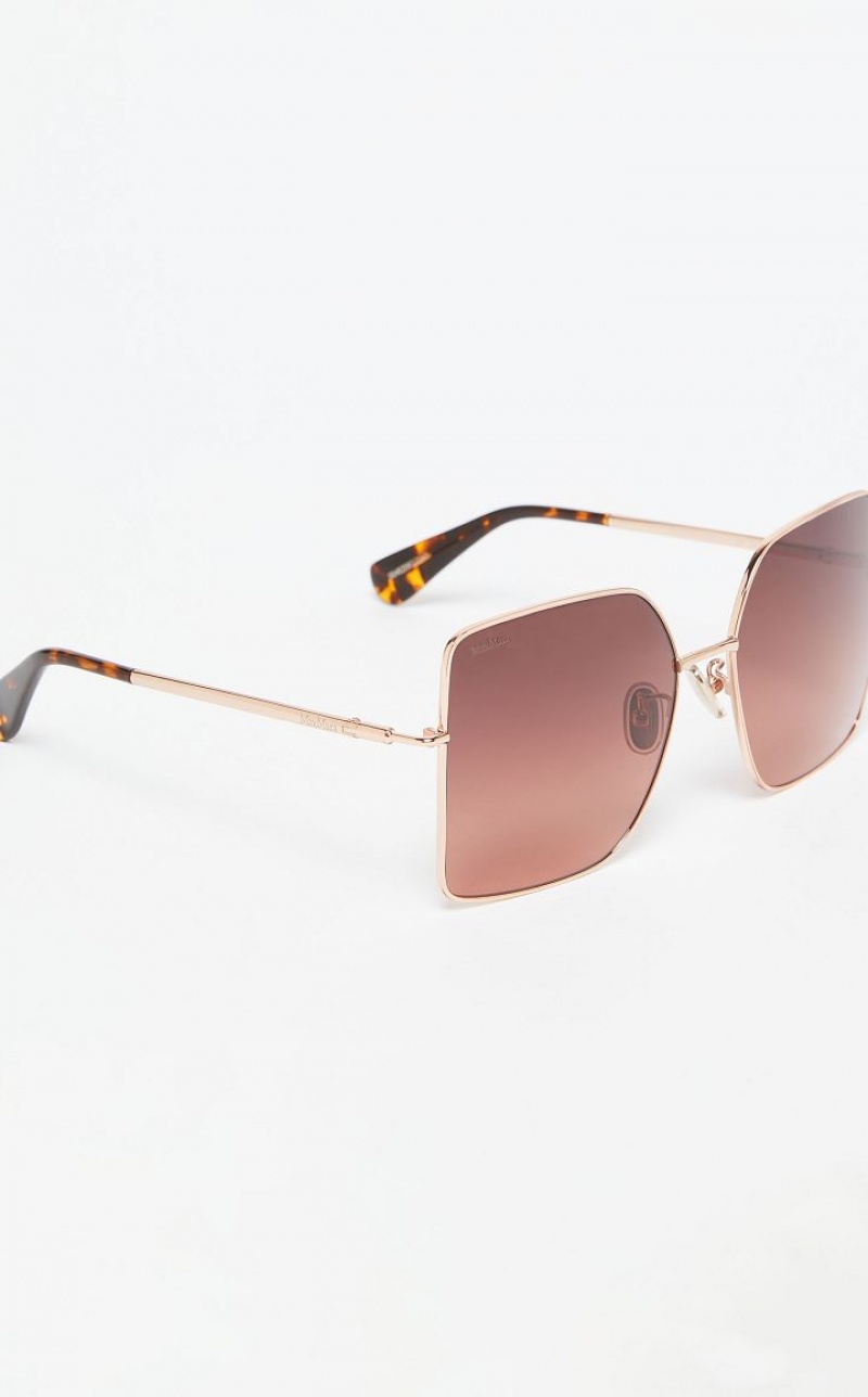 BORDEAUX MaxMara Metal Sunglasses | MMR594288