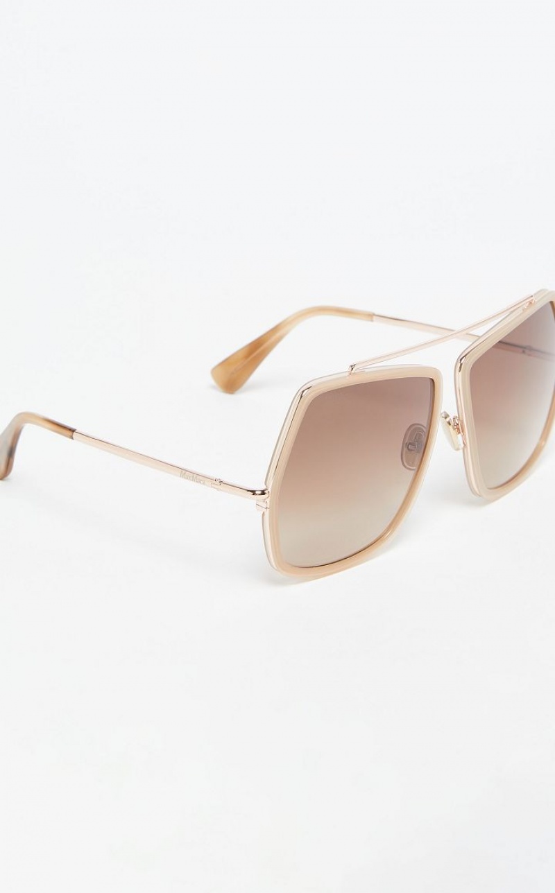 BROWN MaxMara Butterfly Sunglasses | MMR594304