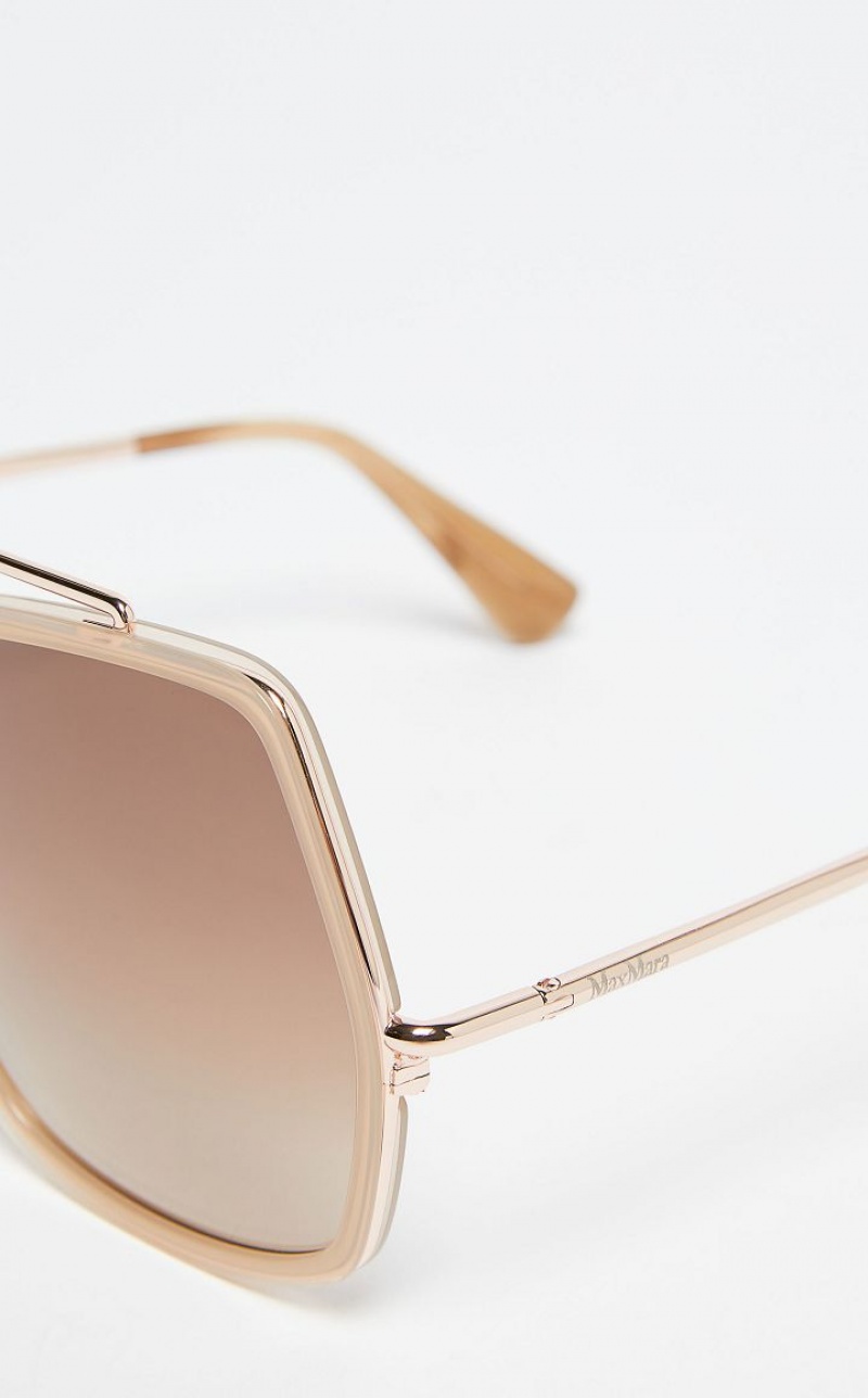 BROWN MaxMara Butterfly Sunglasses | MMR594304