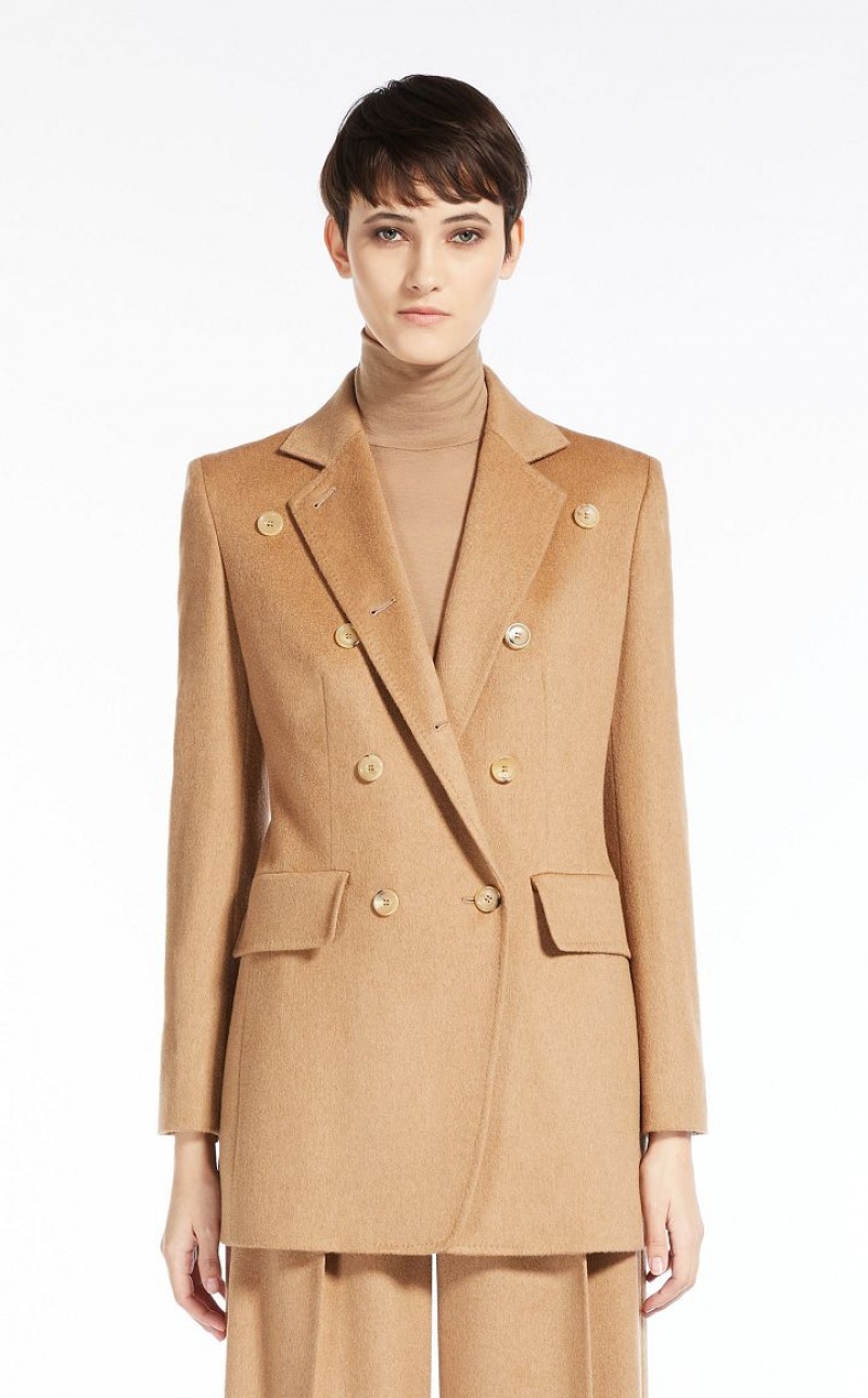 CAMEL MaxMara Camel Colour Blazers | MMR594082