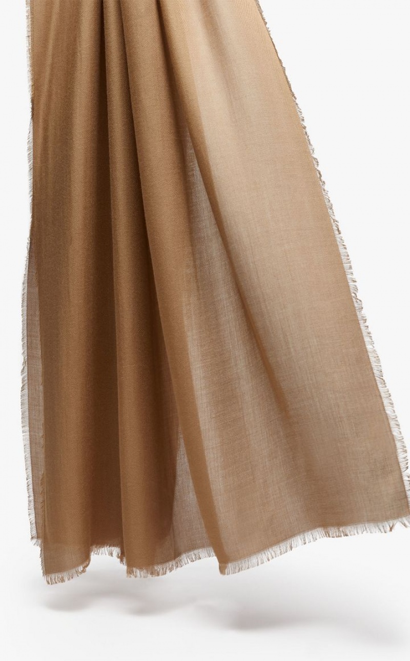 CAMEL MaxMara Modal Stole Scarves | MMR594274