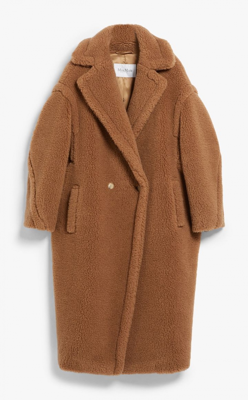 CAMEL MaxMara Teddy Bear Icon Coats | MMR593934