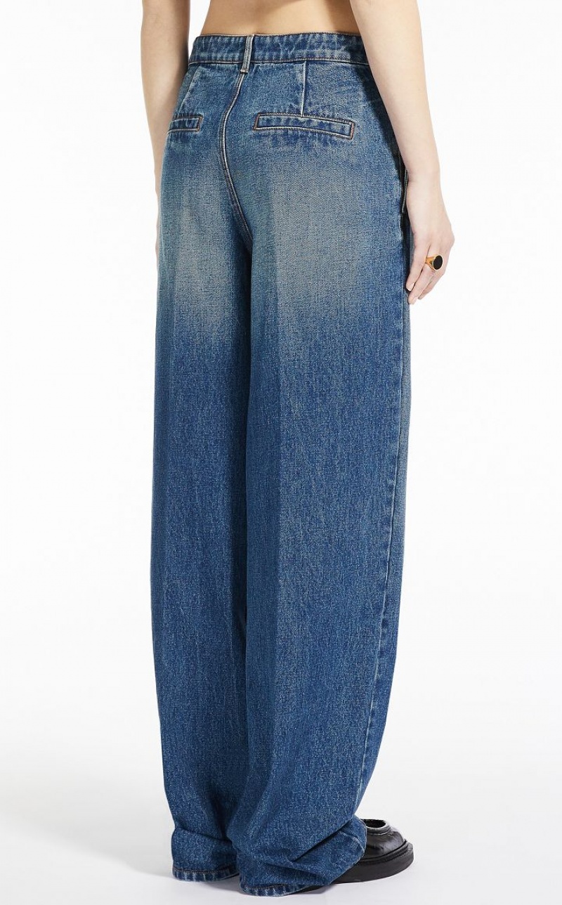 CORNFLOWER BLUE MaxMara Wide-fit Jeans | MMR593809