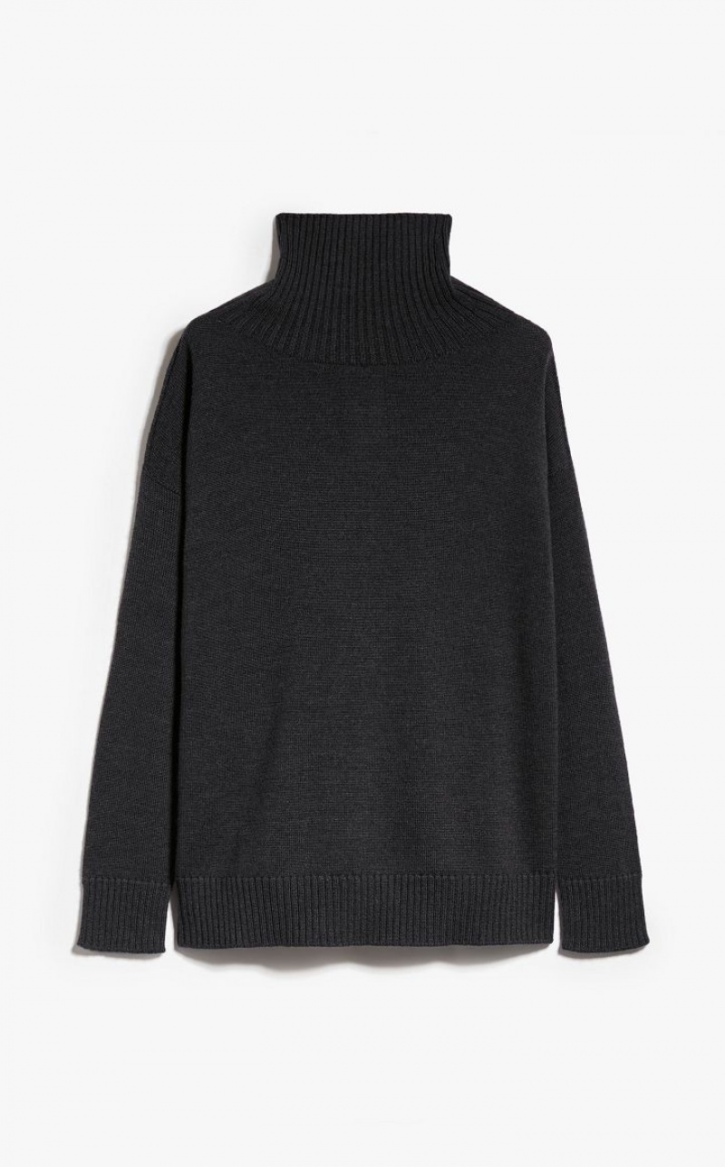 DARK GREY MaxMara Soft Wool Knitwear | MMR593439