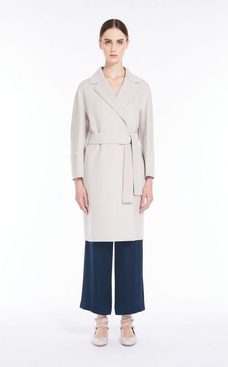 ECRU MaxMara Short Wool Coats | MMR593889