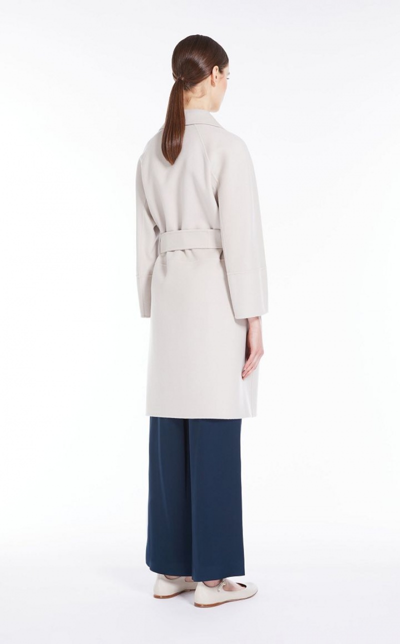 ECRU MaxMara Short Wool Coats | MMR593889