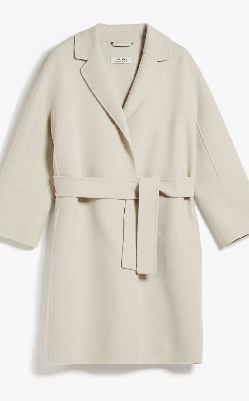 ECRU MaxMara Short Wool Coats | MMR593889