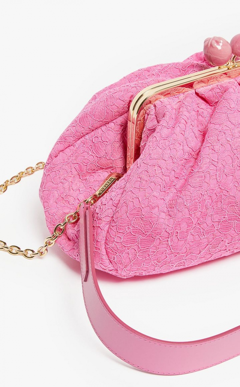 FUCHSIA MaxMara Hommage À La France Pasticcinoin Lace Weekend Bag | MMR594172