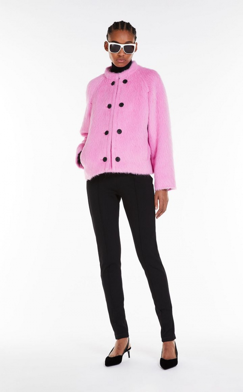 FUCHSIA MaxMara Wool And Alpaca Jackets | MMR594104