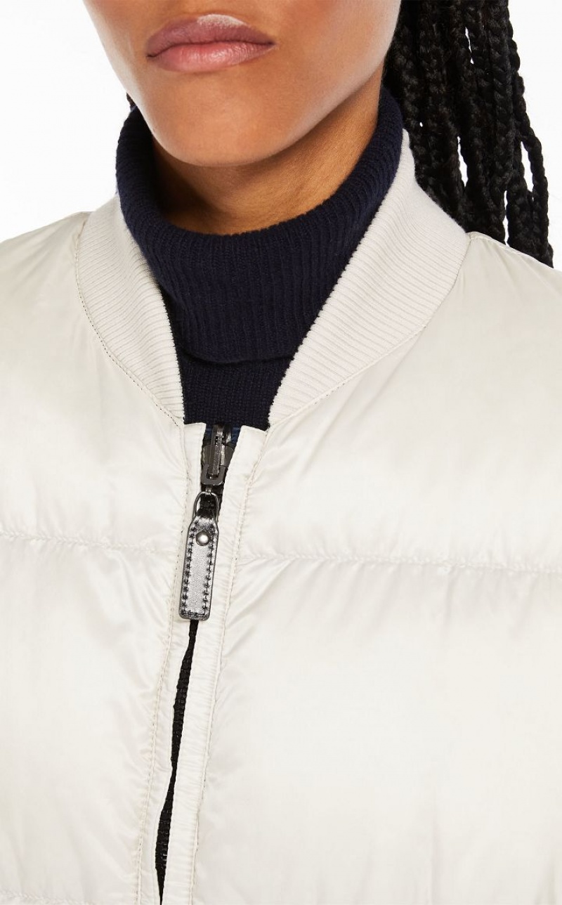 ICE MaxMara Reversible Water-repellent Canvas Bomber Jacket Padded | MMR593979