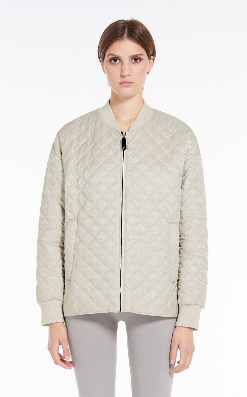 ICE MaxMara Water-repellent Canvas Bomber Jacket Padded | MMR593998