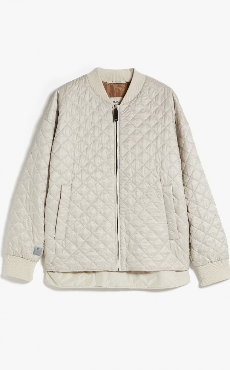 ICE MaxMara Water-repellent Canvas Bomber Jacket Padded | MMR593998