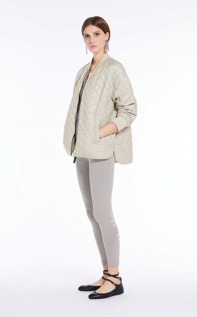 ICE MaxMara Water-repellent Canvas Bomber Jacket Padded | MMR593998