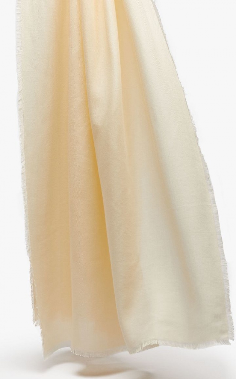 IVORY MaxMara Modal Stole Scarves | MMR594284