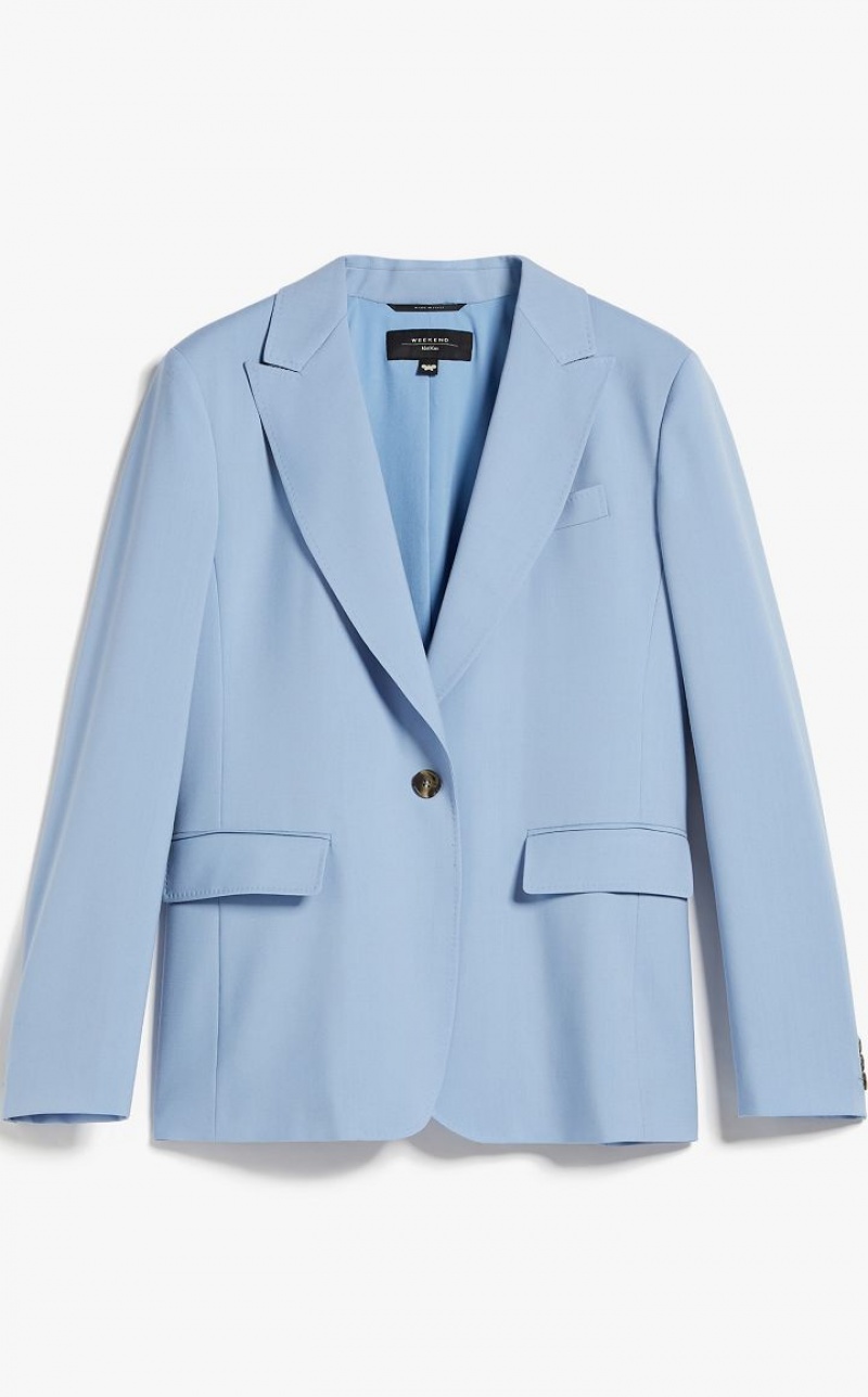 LIGHT BLUE MaxMara Wool 3 Suit | MMR593488